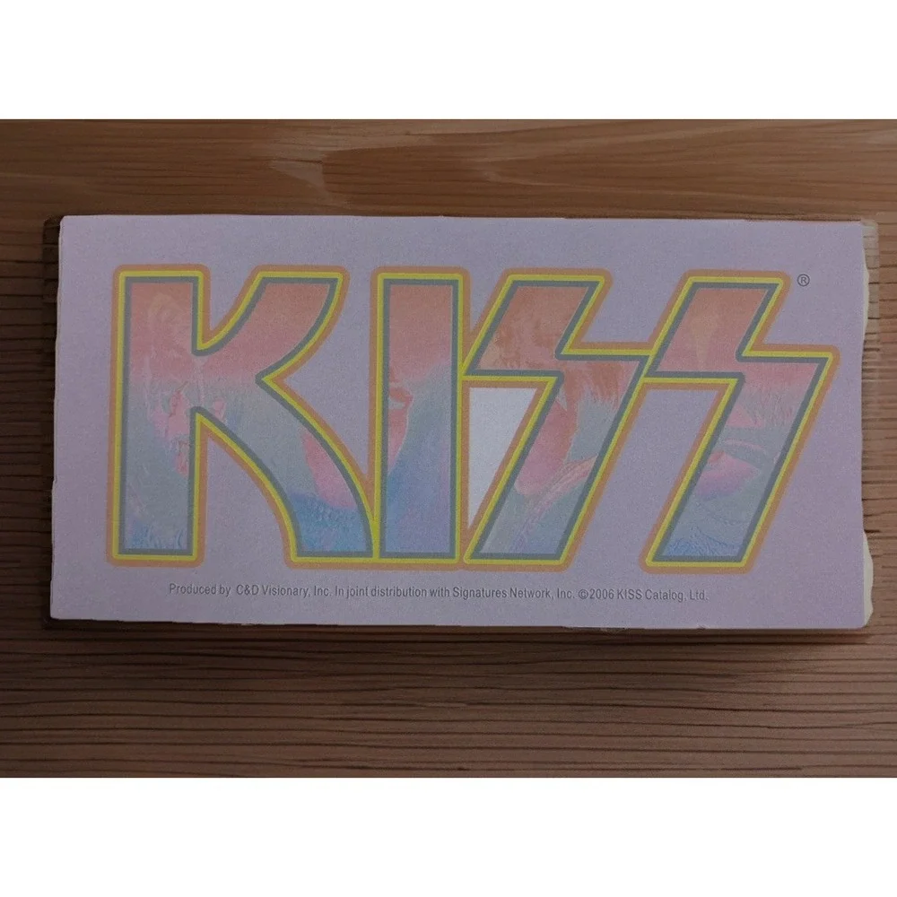 VTG KISS Licensed List Note Pad Rock Music Collectible 52 Sheets C&D Visionary